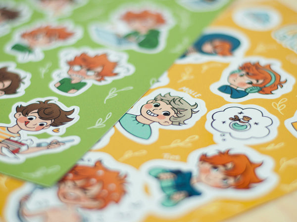 [Bundle] [Stickersheets] Piet & Tim + Tim & Molle