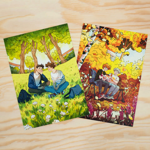 [Bundle] Prints "With You" + "Cat Moment"