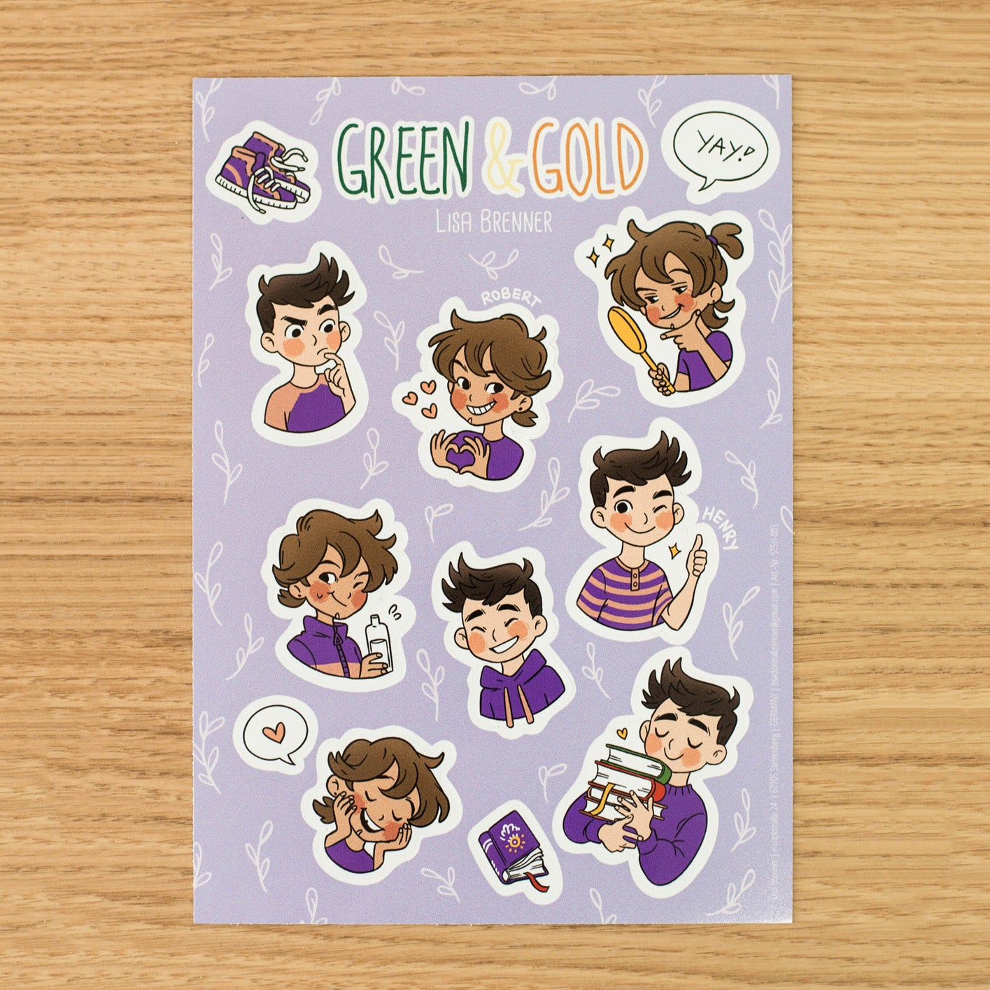 [Stickersheet] "Henry+Robert"