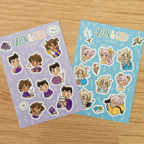 [Bundle] [Stickersheets] Henry & Robert + Felix & Thea