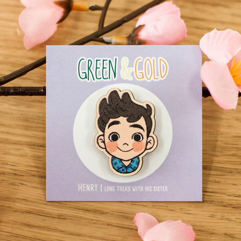 [Wooden Pin] "Henry"