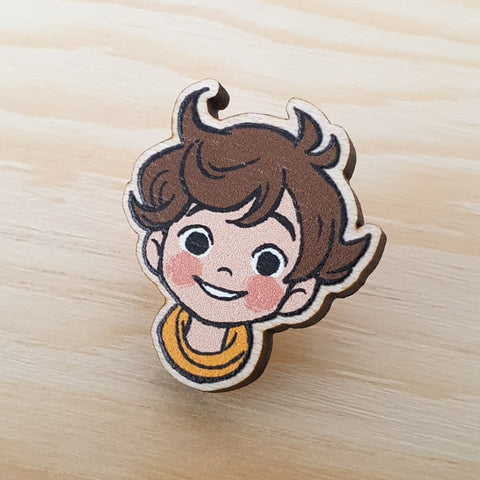 [Wooden Pin] "Piet"